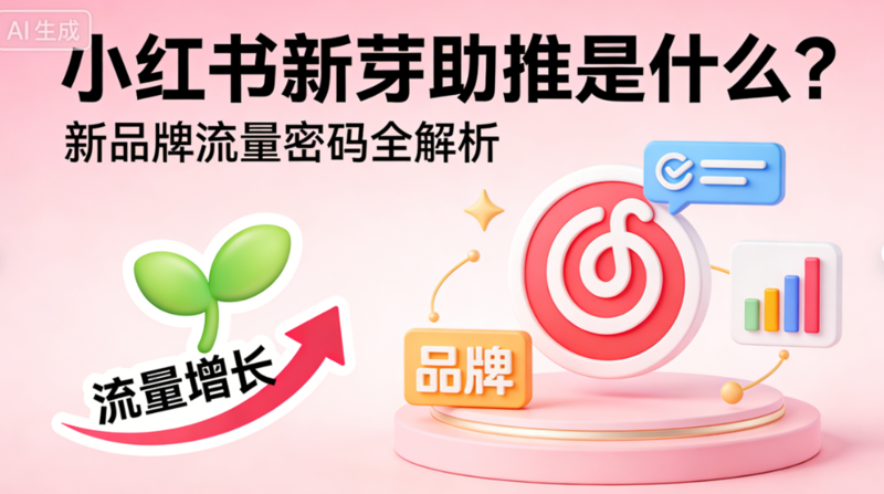 小红书官方的「新芽助推」